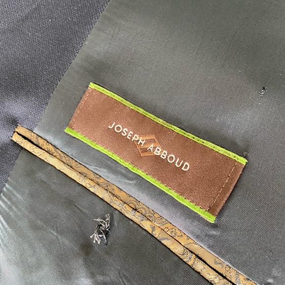 Joseph Abboud 3 Button Navy Sports Coat 48R - Picture 4 of 8